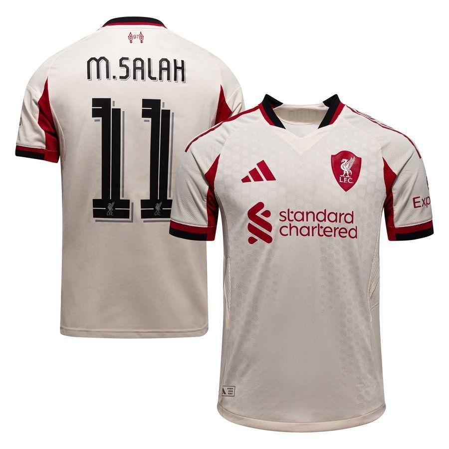 Liverpool Away Shirt 2025/26 Champions League Authentic M.SALAH 11 - Men's-SoccerKits Hub | Buy Soccer Jerseys Online